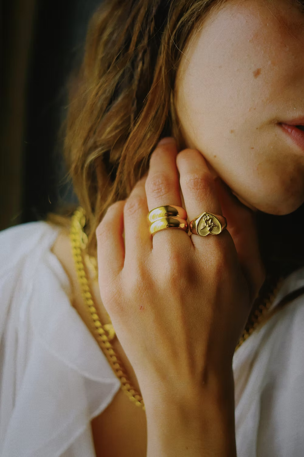 Margaux Lee - Cherub Ring in Gold