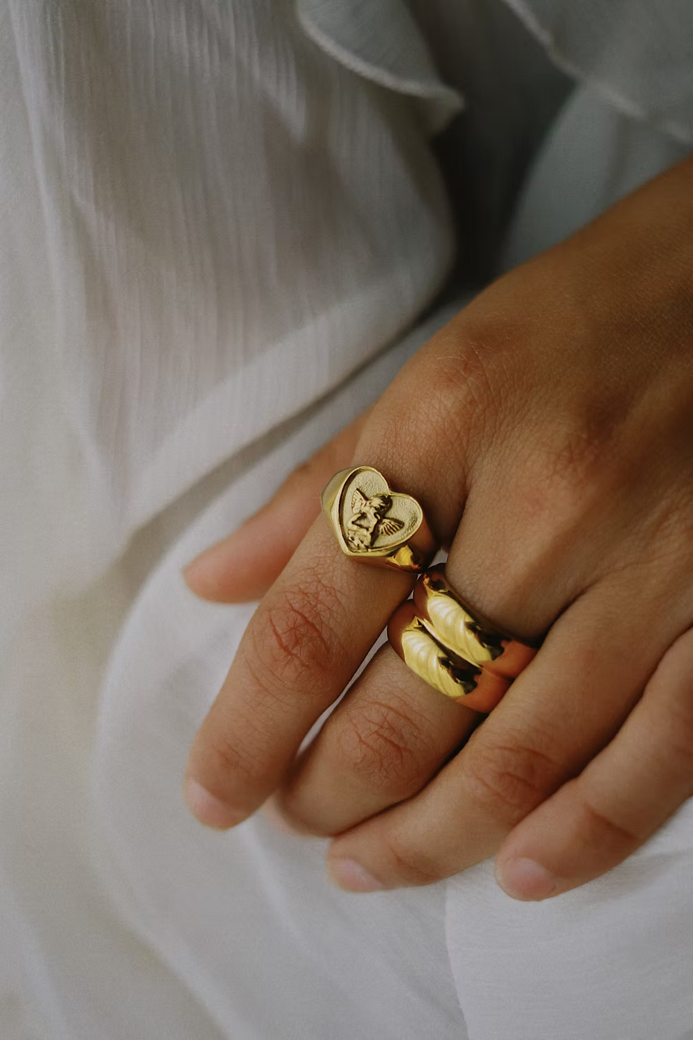 Margaux Lee - Cherub Ring in Gold