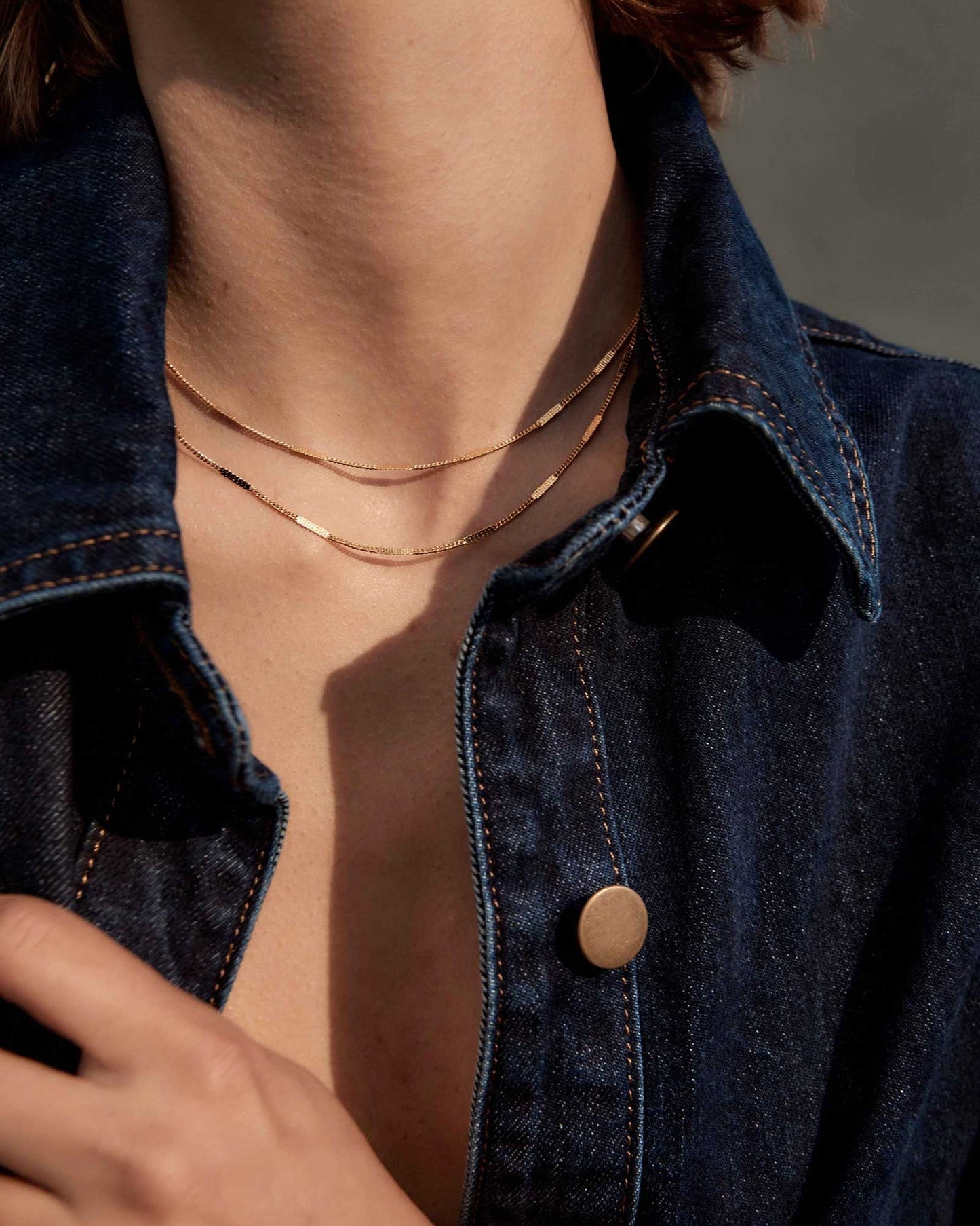 Kirstin Ash - Shift Chain Necklace in Gold