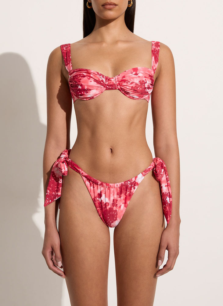 Faithfull The Brand - Costa Bikini Bottoms in Rosella Floral Print
