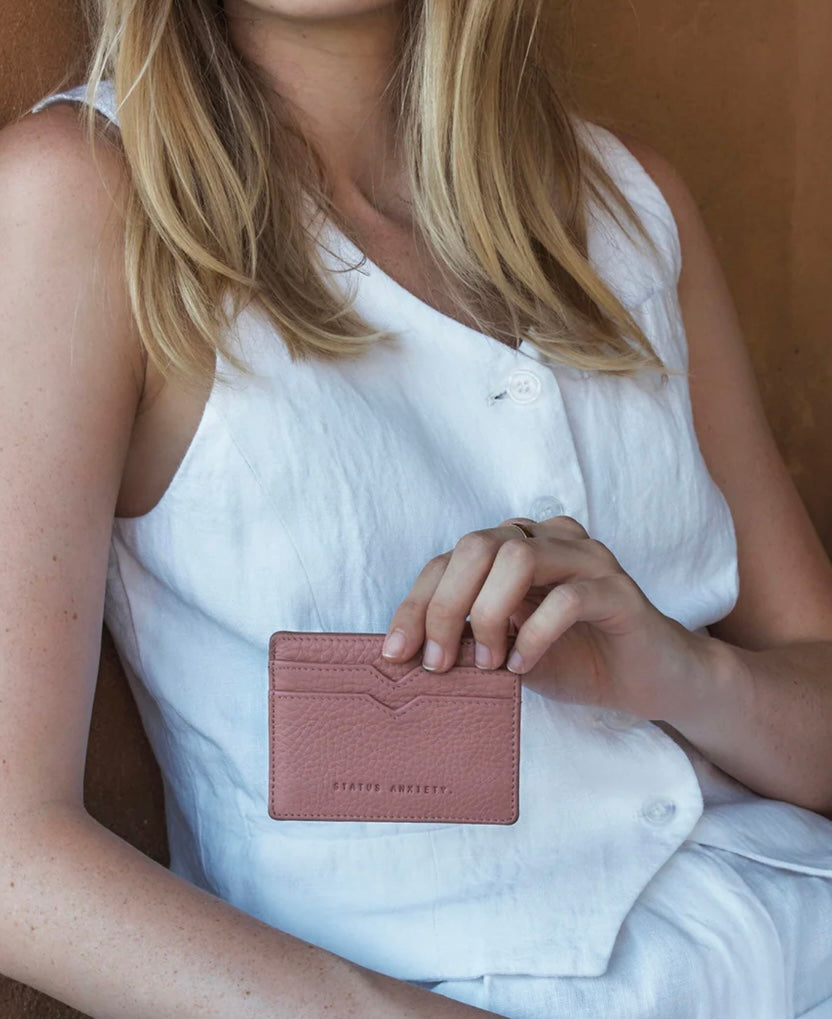 Status Anxiety - Together For Now Wallet in Dusty Rose