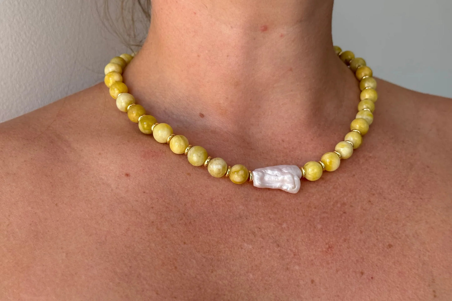 Käärme Jewels - Sunrise Pearl Necklace