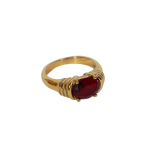 We Are Emte - Bella Ring in Ruby Stone