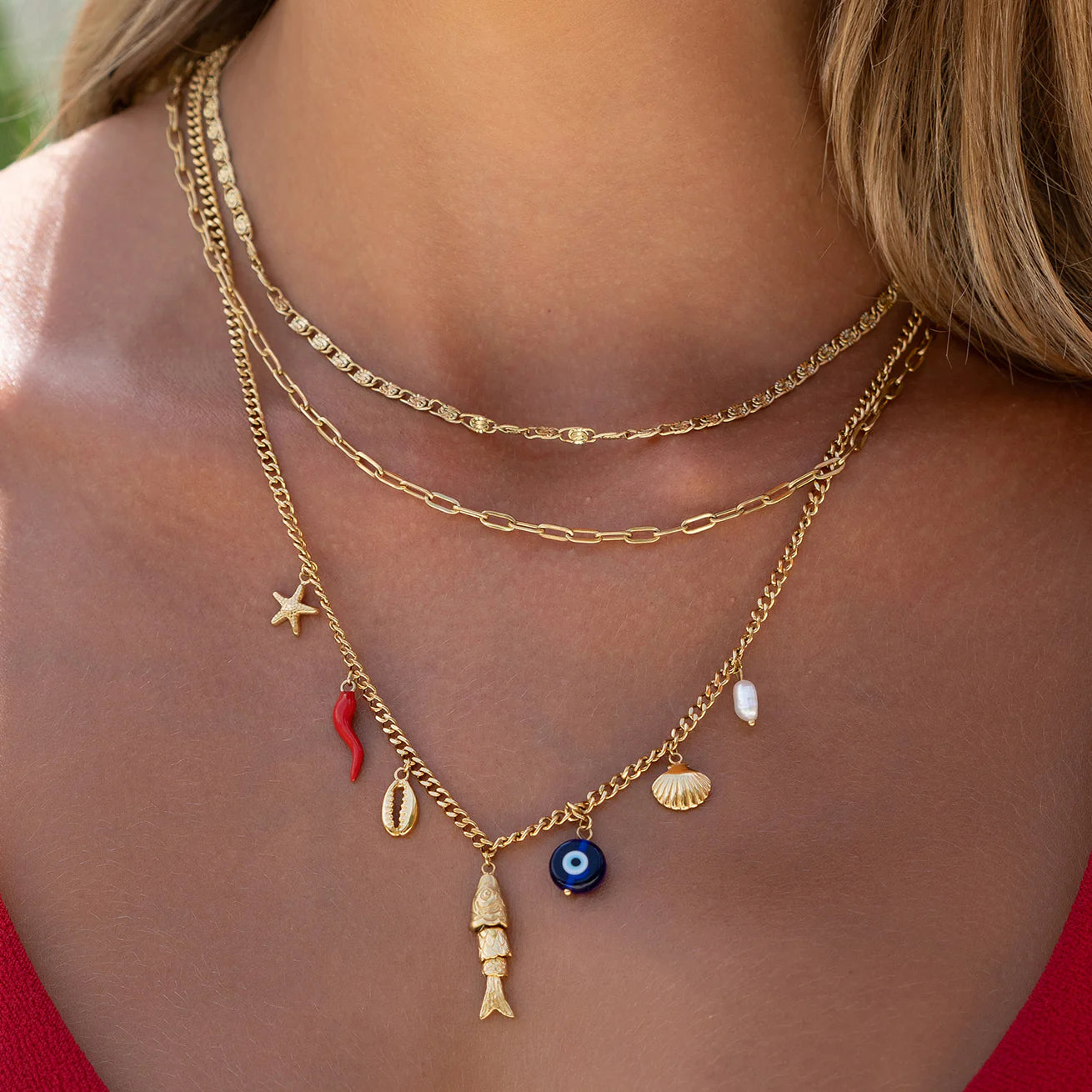 Arms of Eve - Oceanus Charm Necklace