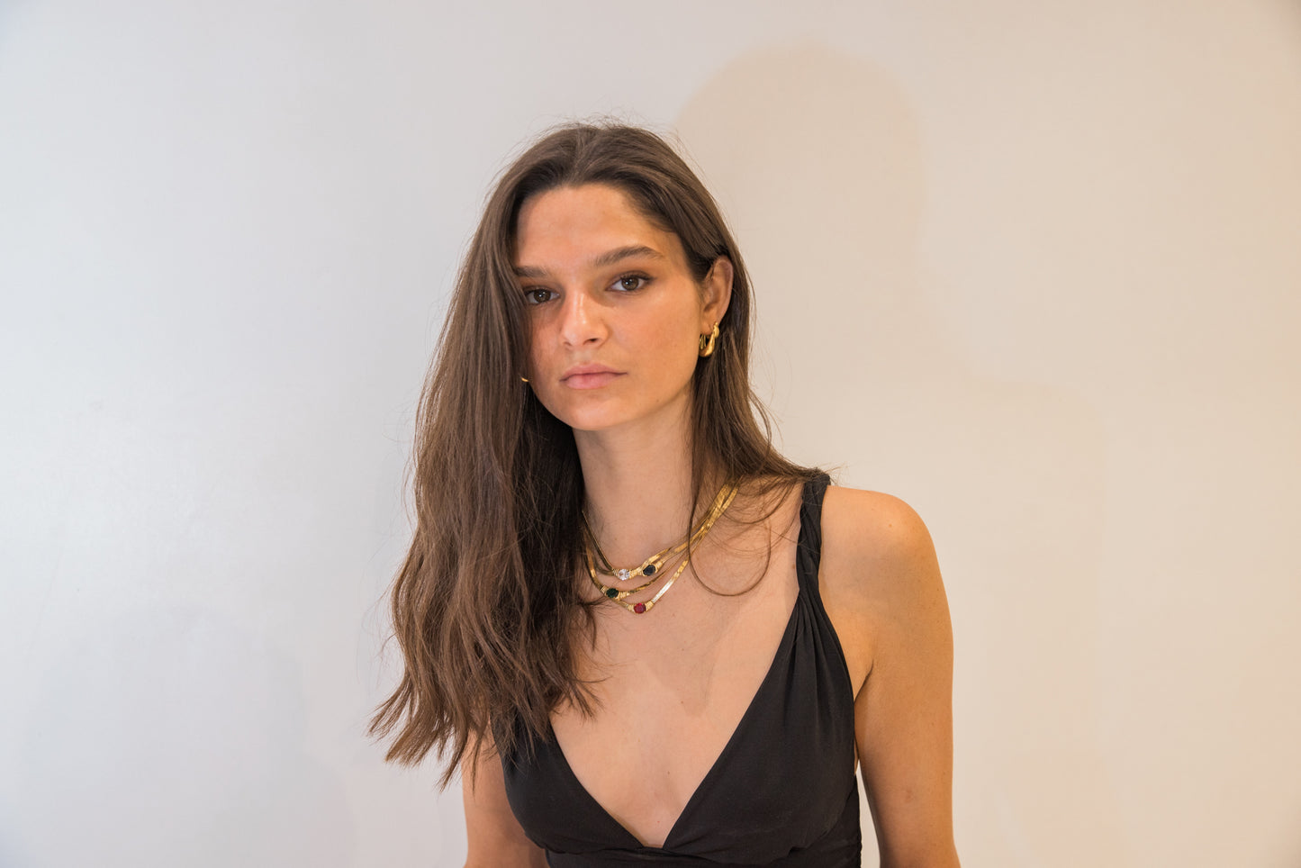 We Are Emte- Bella Necklace in Emerald Stone