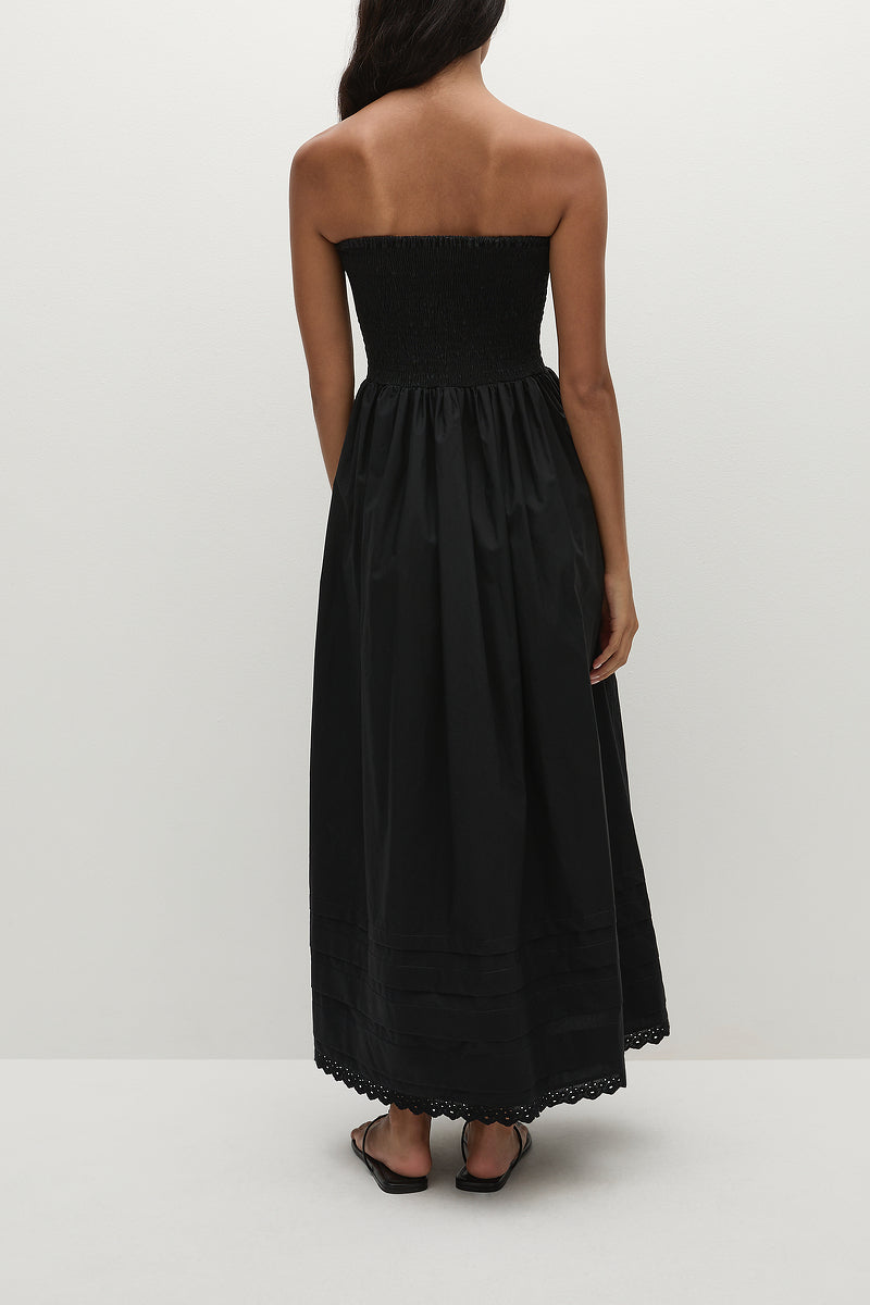 Faithfull The Brand - Iben Midi Dress in Black  Emte Boutique