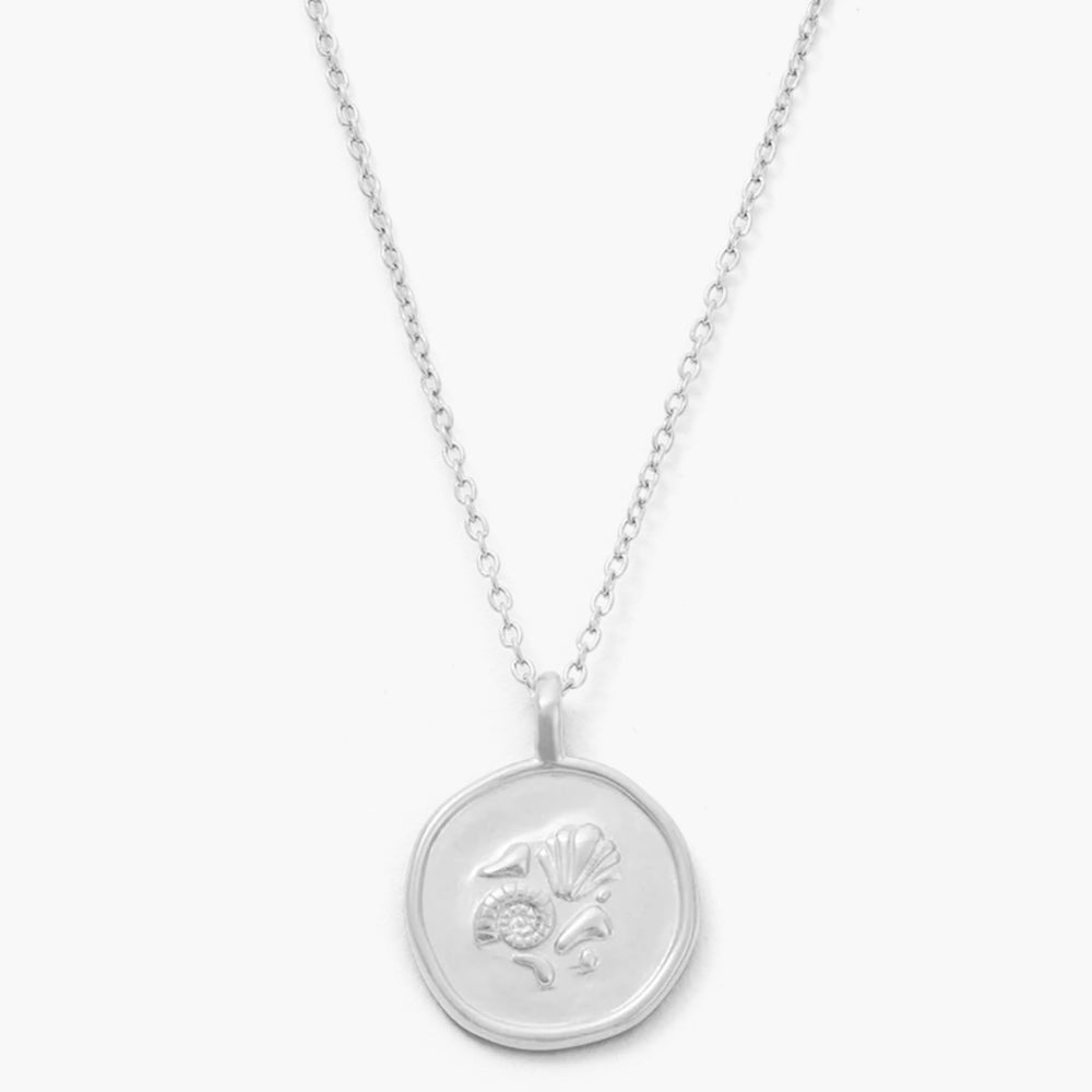 Kirstin Ash - Memoir Coin Necklace in Silver