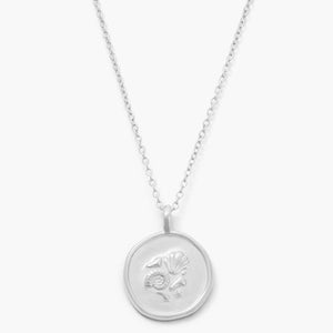 Kirstin Ash - Memoir Coin Necklace in Silver