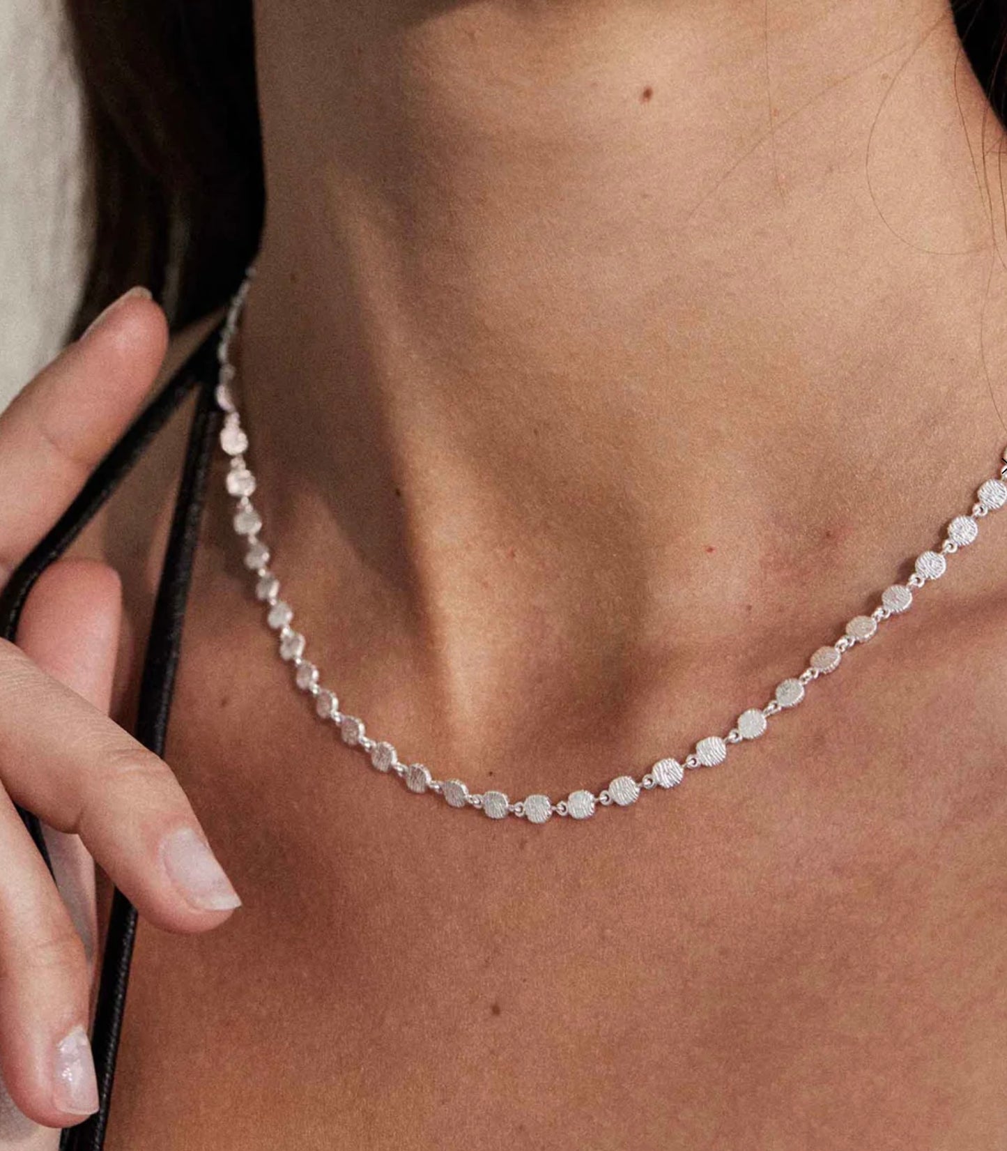 Kirstin Ash - Reflection Chain Necklace in Silver