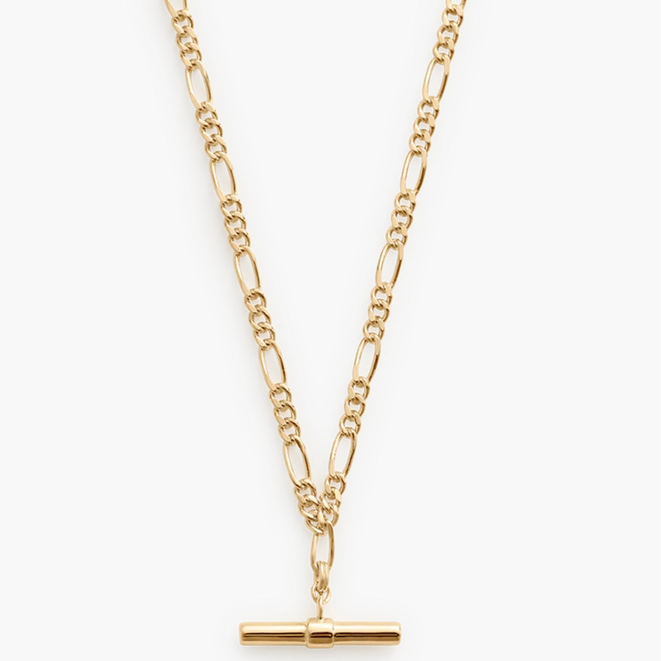 Kirstin Ash - Rhythm T-Bar Necklace in Gold