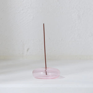 Gentle Habits - Glass Vessel Incense Holder in Pink