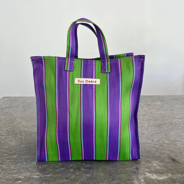 Dos Ombré - Bengali Bag | Purple + Green Stripe