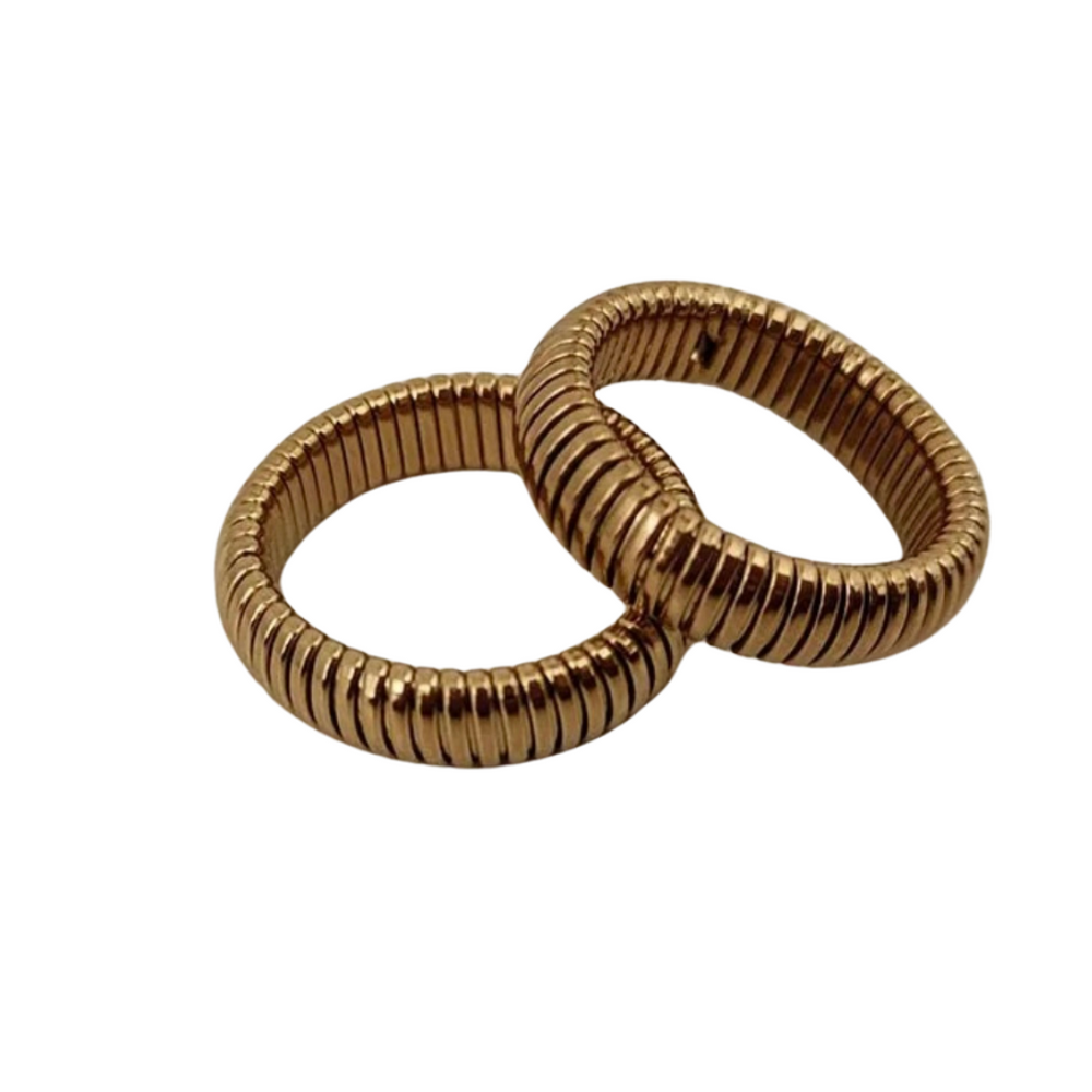 We Are Emte - Slinky Ring in Gold