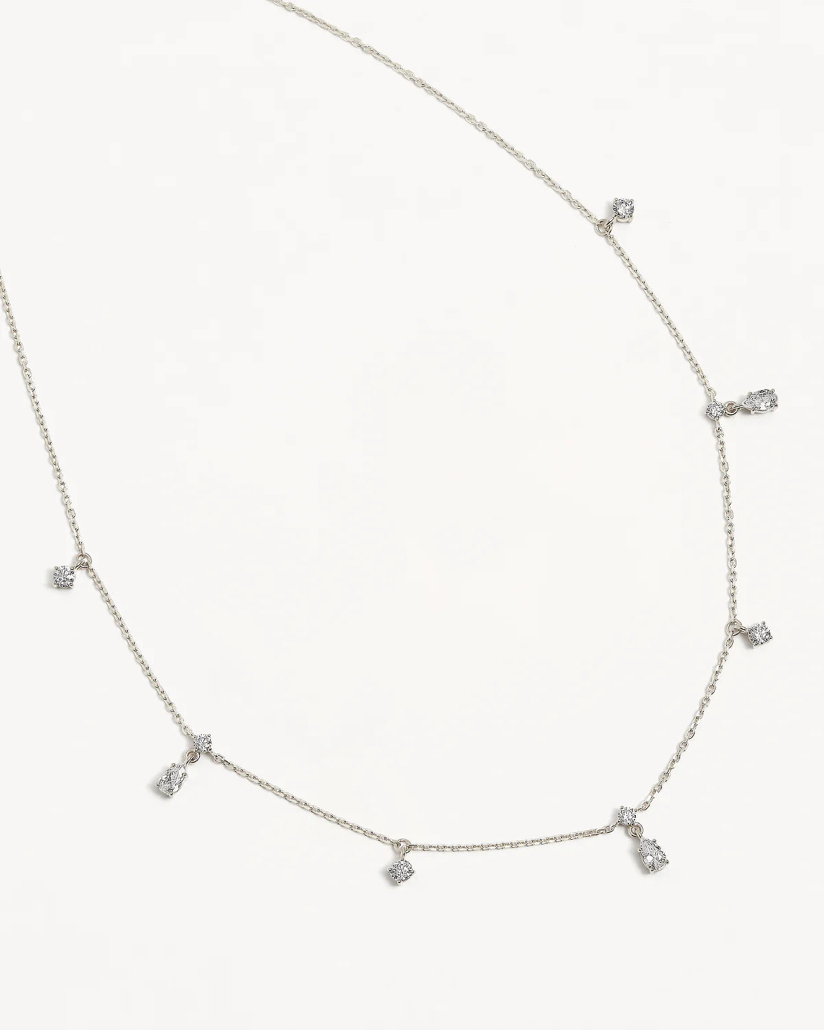 By Charlotte -  No Rain, No Flowers Choker Necklace in Silver