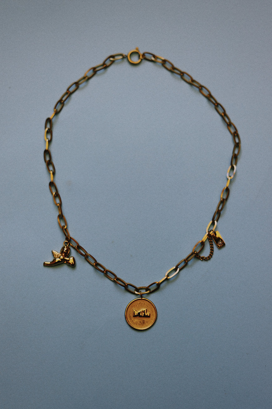 Margaux Lee - Travellers Charm Necklace in Gold