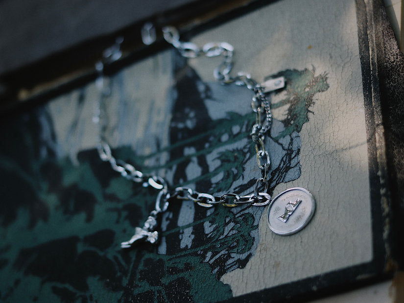 Margaux Lee - Travellers Charm Necklace in Silver