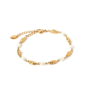 Arms of Eve - Mimi Pearl and Gold Bracelet