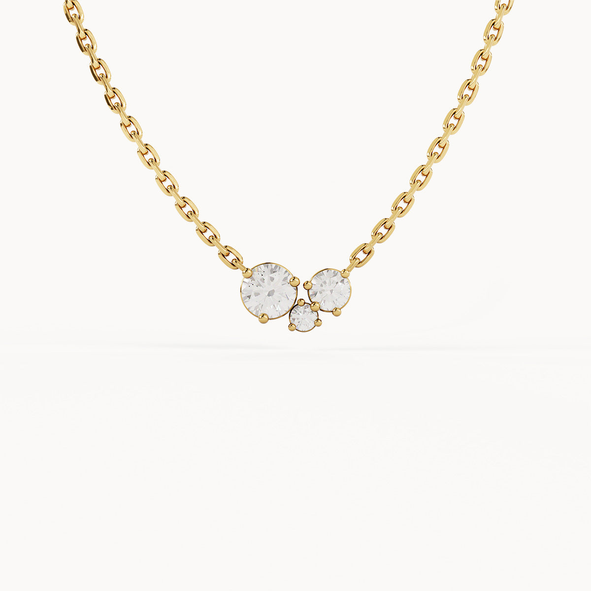 By Charlotte - Whispers of Love Necklace in Gold