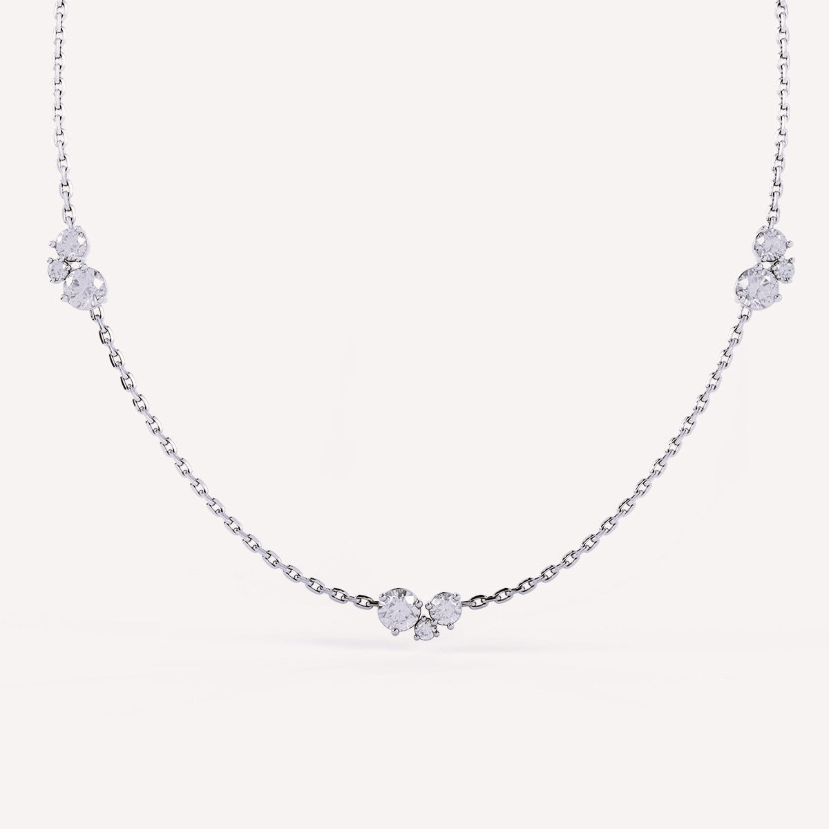 By Charlotte - Whispers of Love Choker in Silver