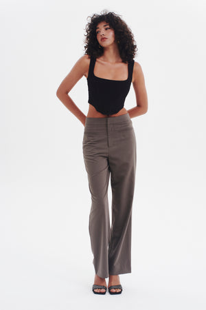 Ownley - Inferno Suit Pant in Charcoal