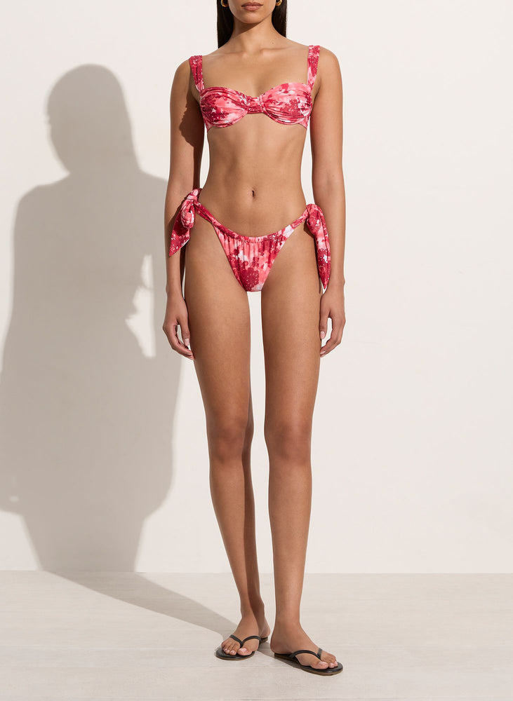 Faithfull The Brand - Costa Bikini Bottoms in Rosella Floral Print