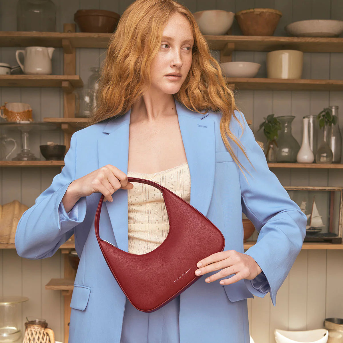 Status Anxiety - Aurora Bag in Rouge