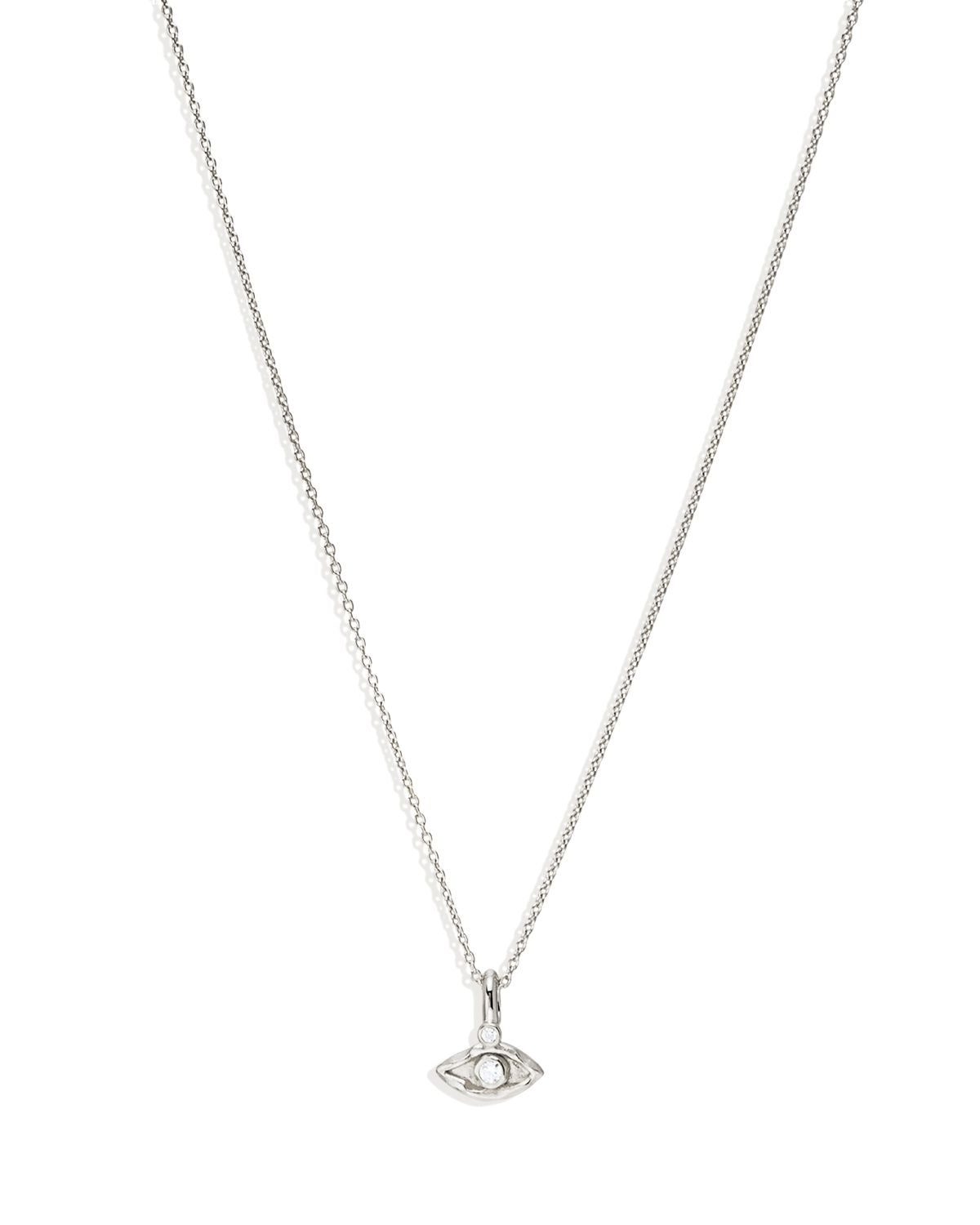 By Charlotte - I am Protected Necklace in Silver