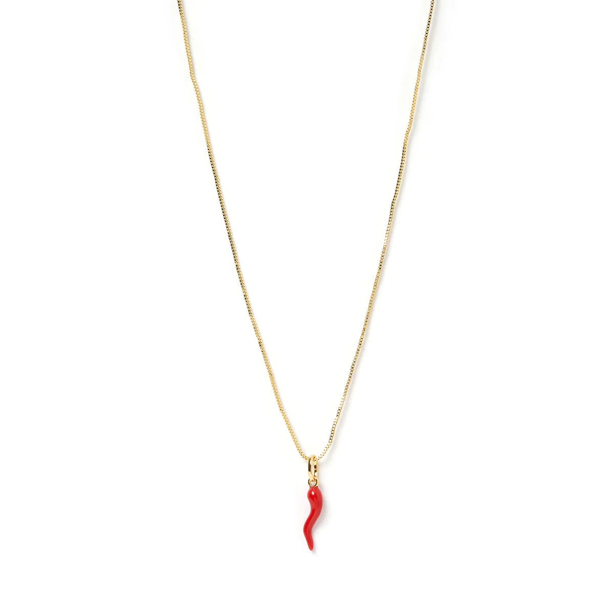 Arms of Eve - Red Cornicello Chili Charm Necklace