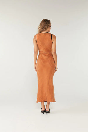 Sovere - Encore Midi Dress in Copper
