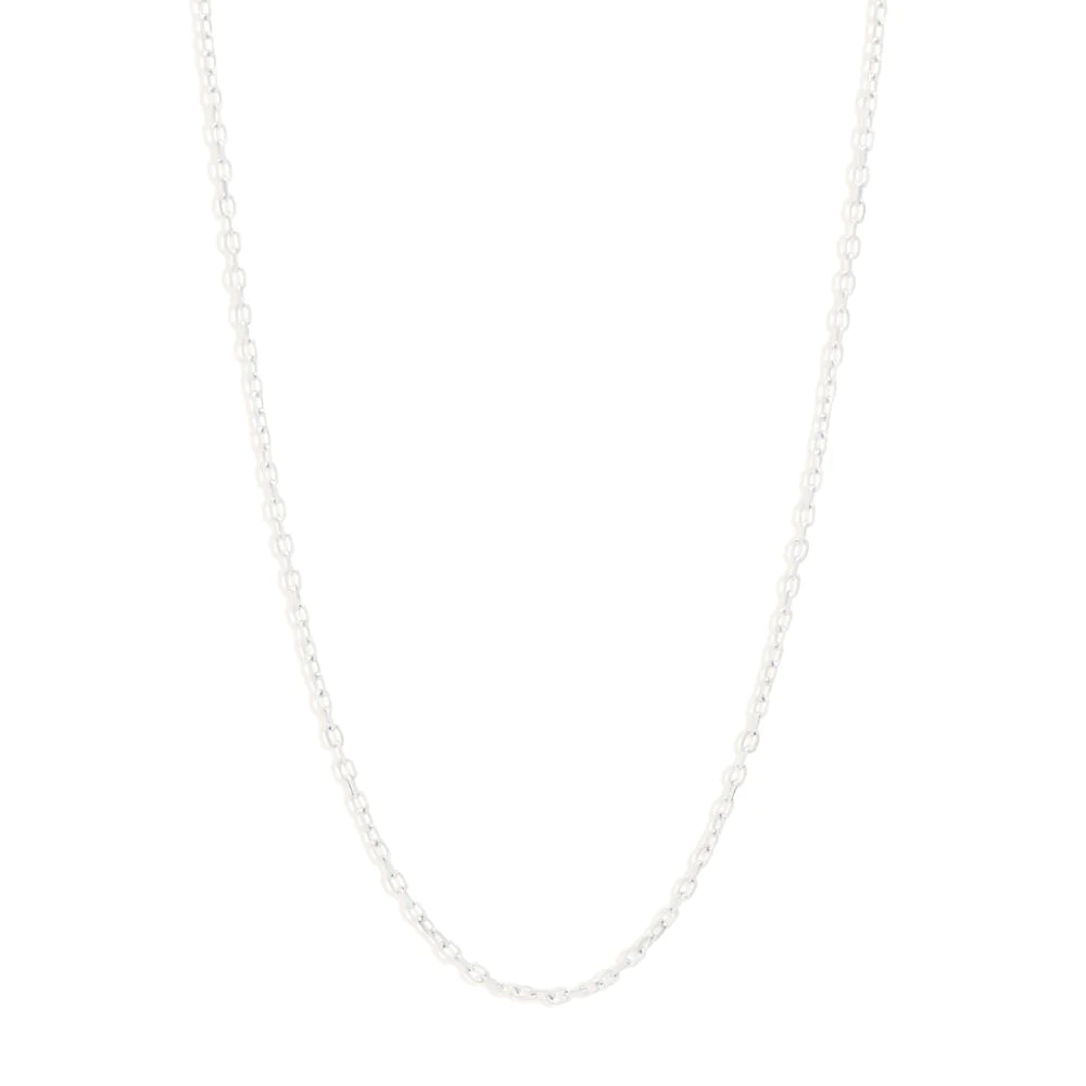 By Charlotte - Plain Chain in Silver