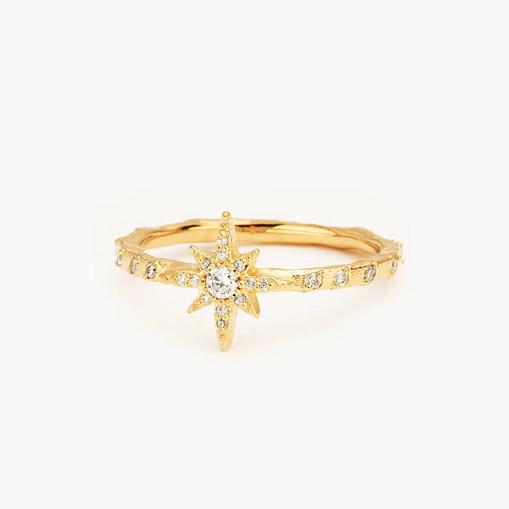 By Charlotte - Dancing In Starlight Ring In Gold