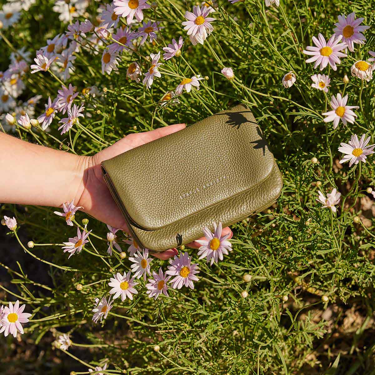 Status Anxiety - Impermanent Wallet in Khaki