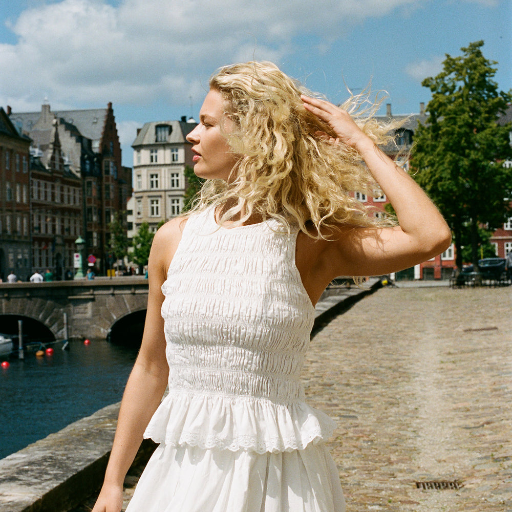 
                      
                        Faithfull The Brand - Thea Top in White
                      
                    