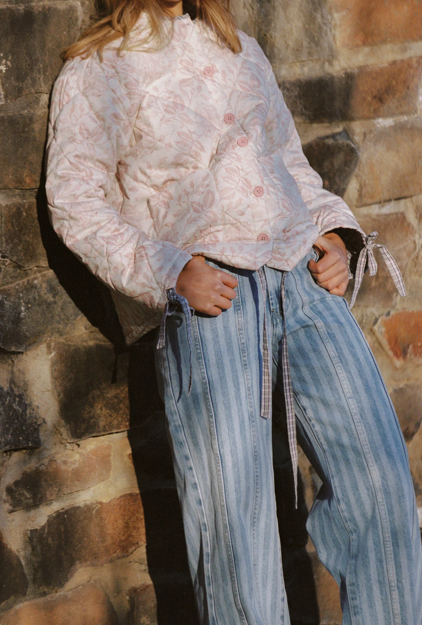 JUNI - Dominique Jean in Stripe (Regular Length)