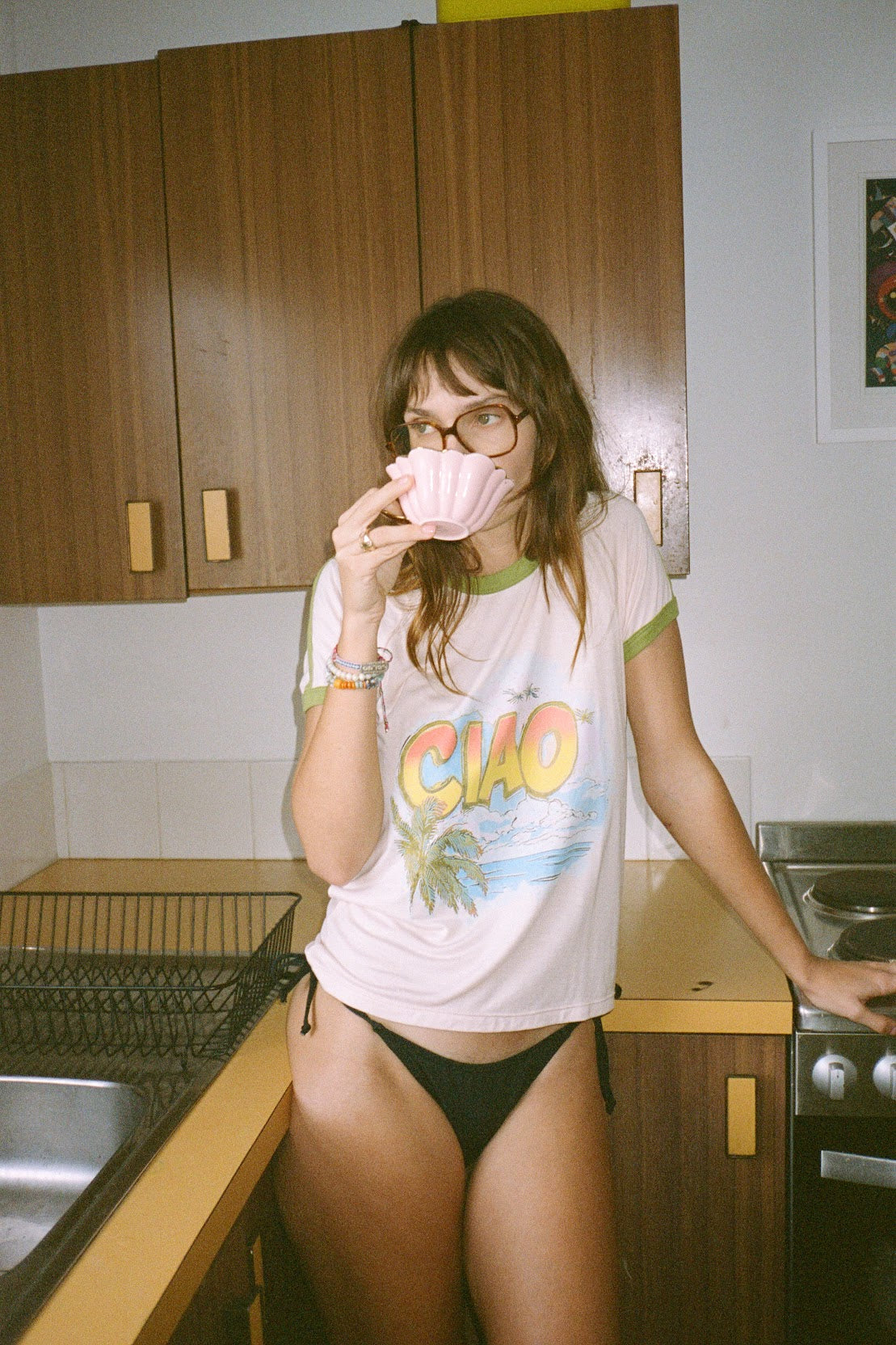 Ciao Ciao Vacation - Island Ringer Tee