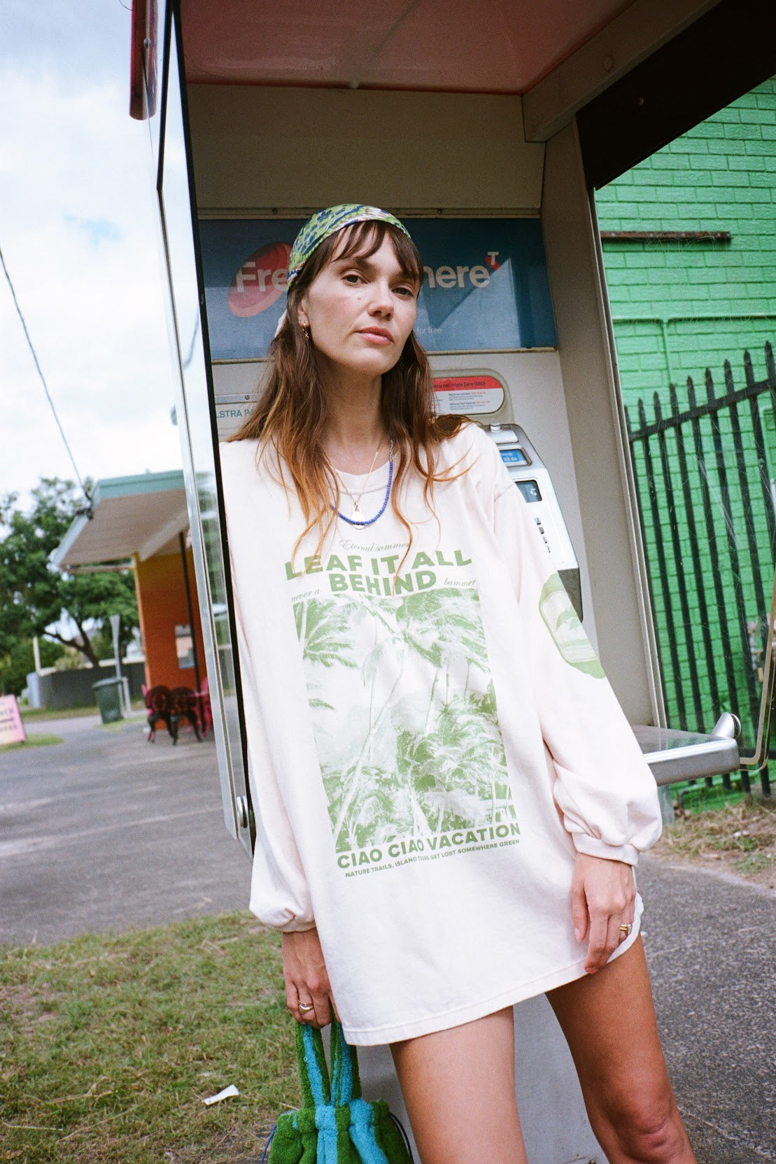 Ciao Ciao Vacation - Leaf it All Haven Long Sleeve Tee