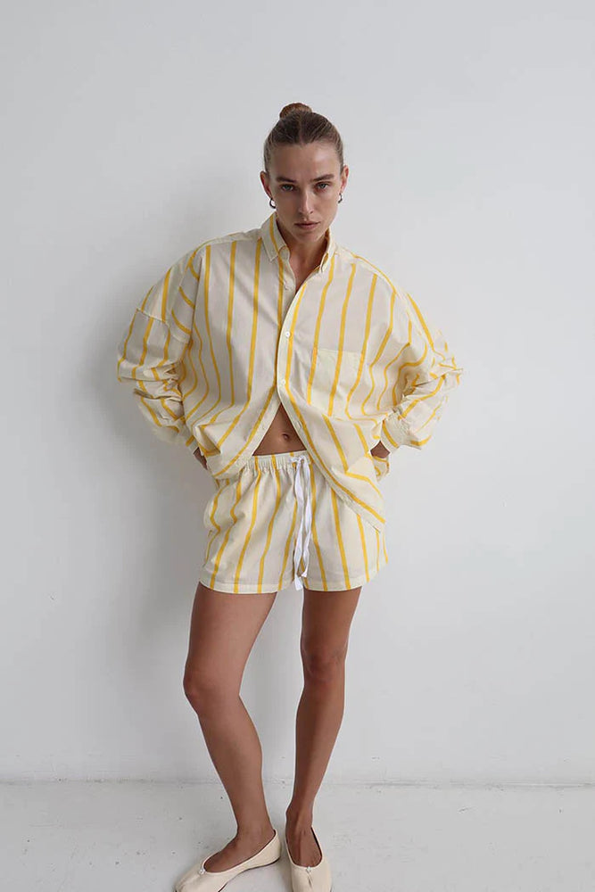 Blanca - Amalie Shorts in Yellow