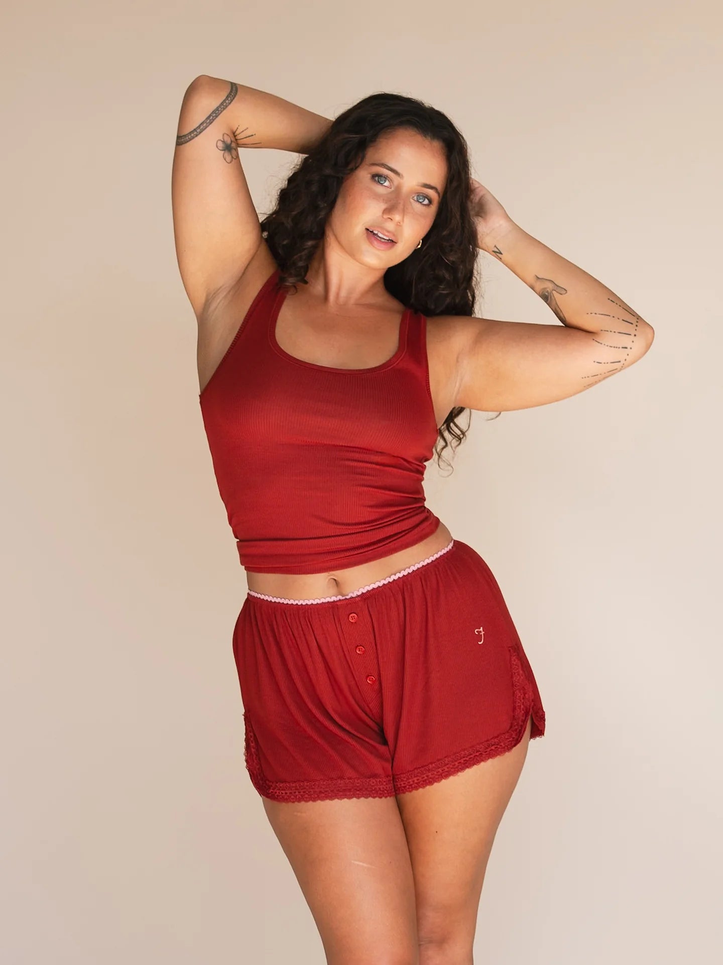 Jaymes - Comfort Tank in Cherry