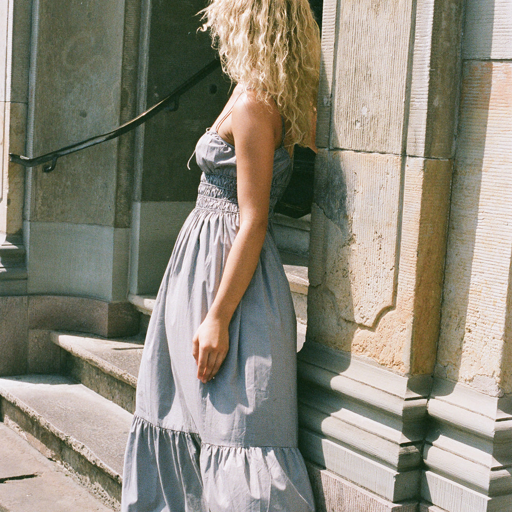 
                      
                        Faithfull The Brand - Sofie Maxi Dress in Hanne Gingham Espresso
                      
                    