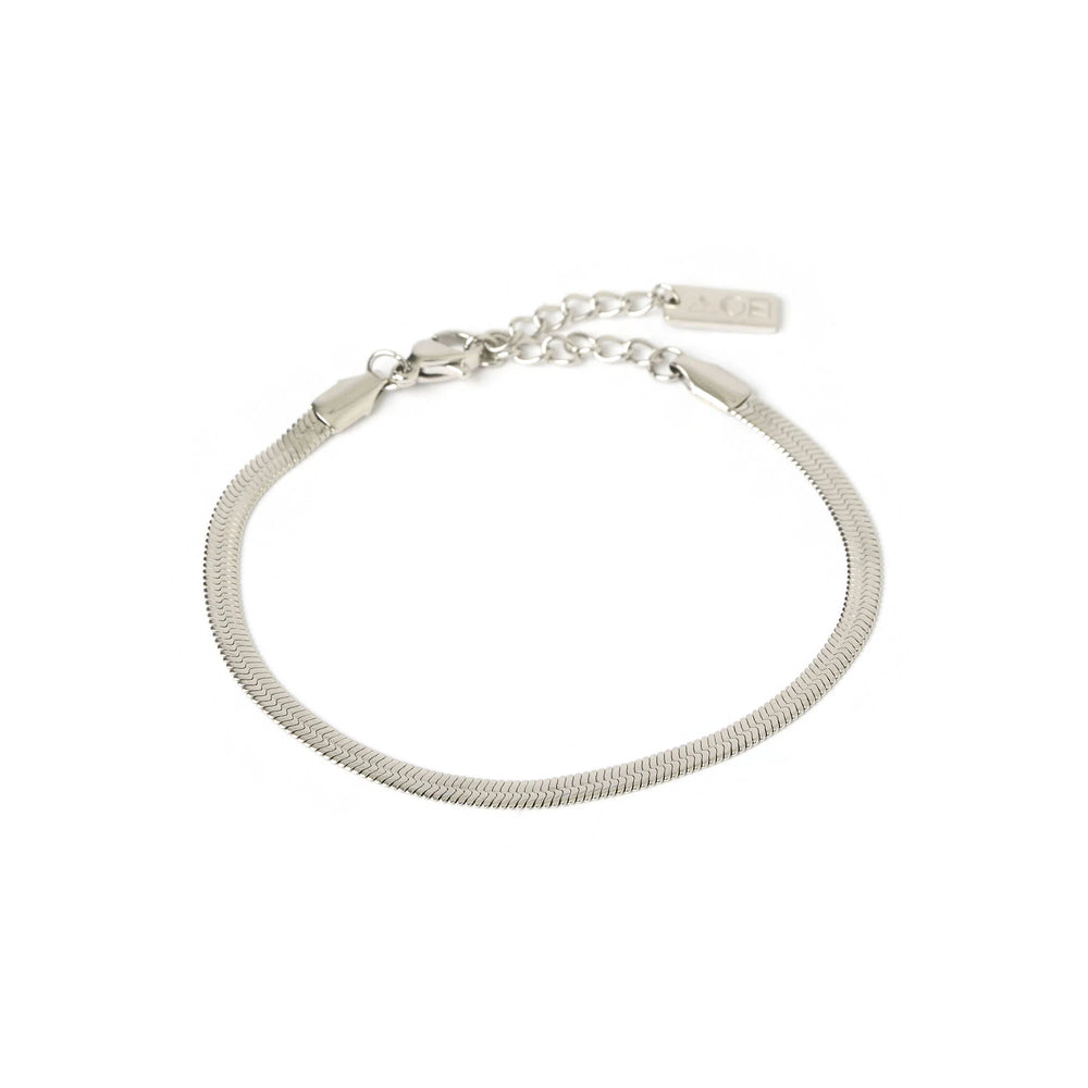 Arms of Eve - Sylvia Snake Chain Bracelet in Silver