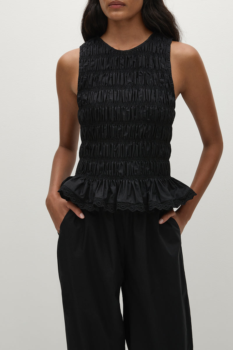 Faithfull The Brand - Thea Top in Black