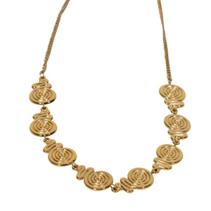 We Are Emte- Spiral Necklace in Gold