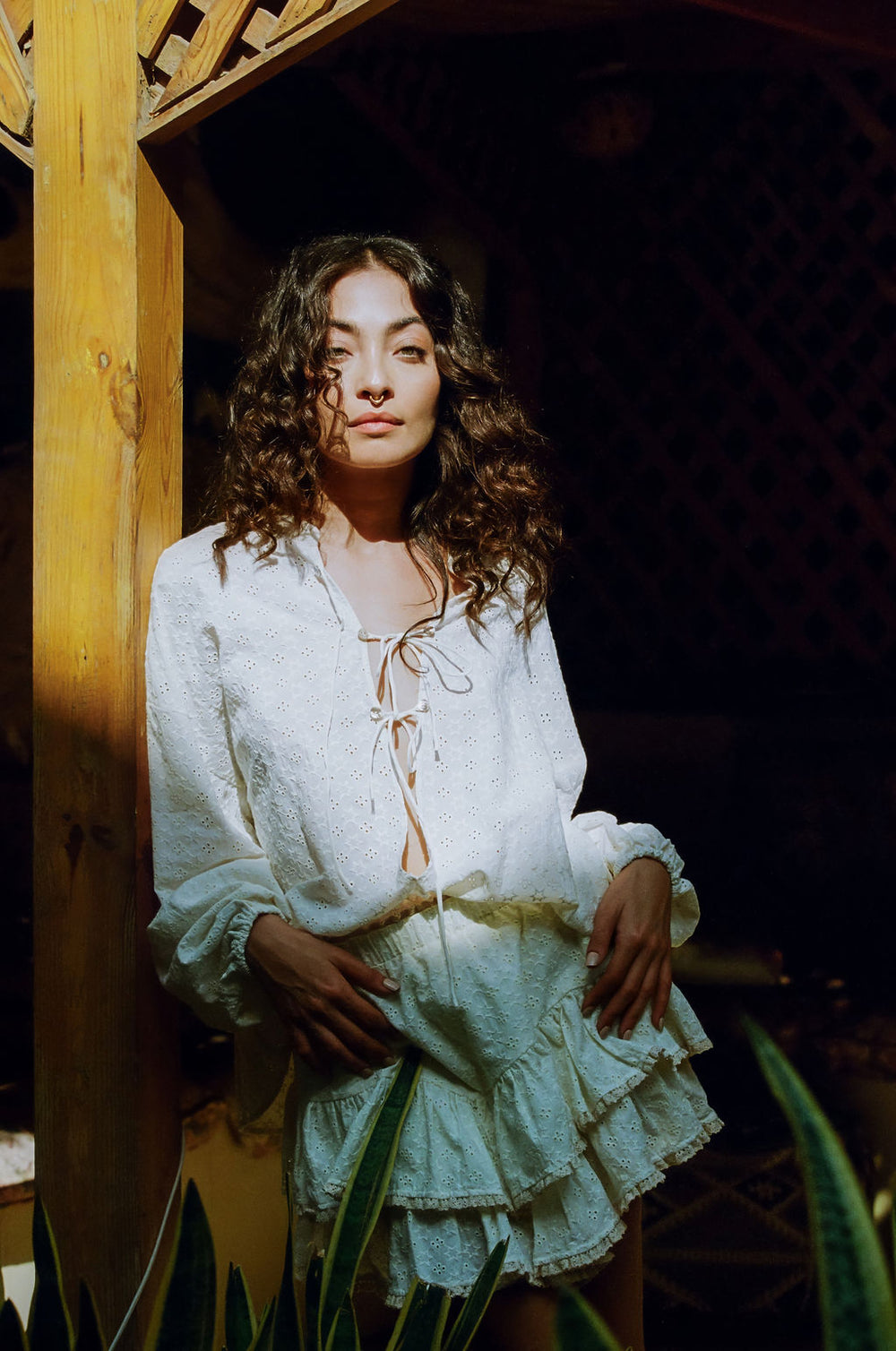 Kinga Csilla - Kaya Anglaise Alba Blouse