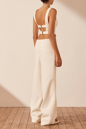 
            
                Load image into Gallery viewer, Shona Joy - Amura Relaxed Pant in Cream
            
        
