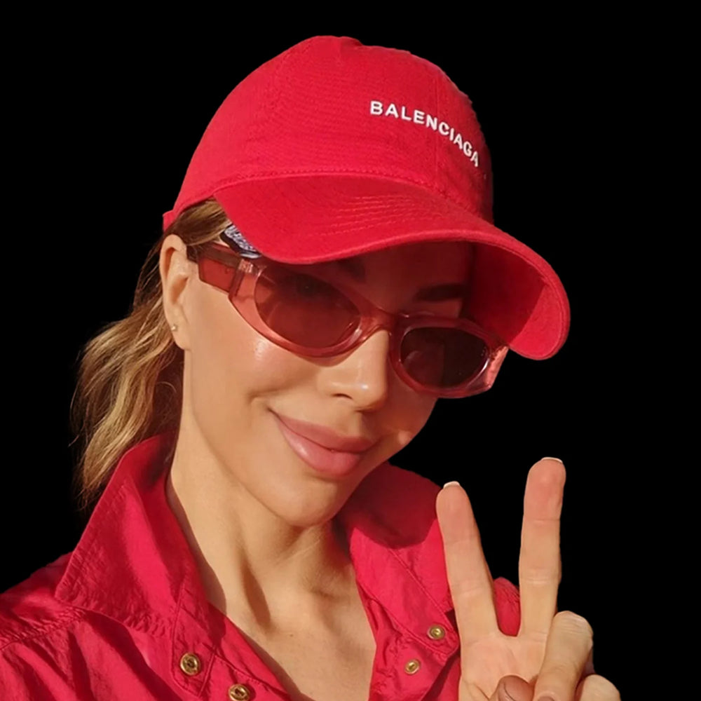 180EYEWEAR- RZA in Transparent Pink + Brown Lense