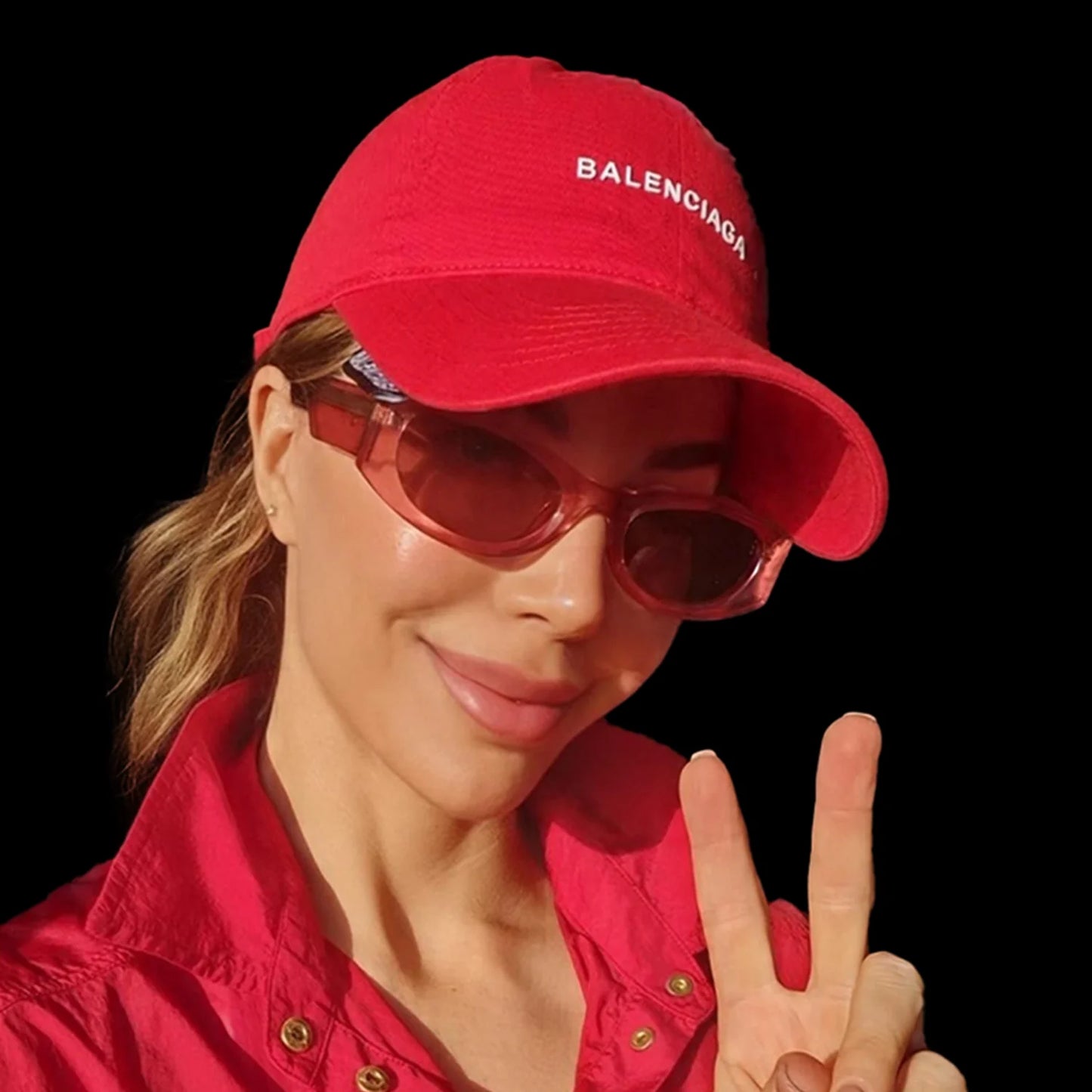 180EYEWEAR- RZA in Transparent Pink + Brown Lense