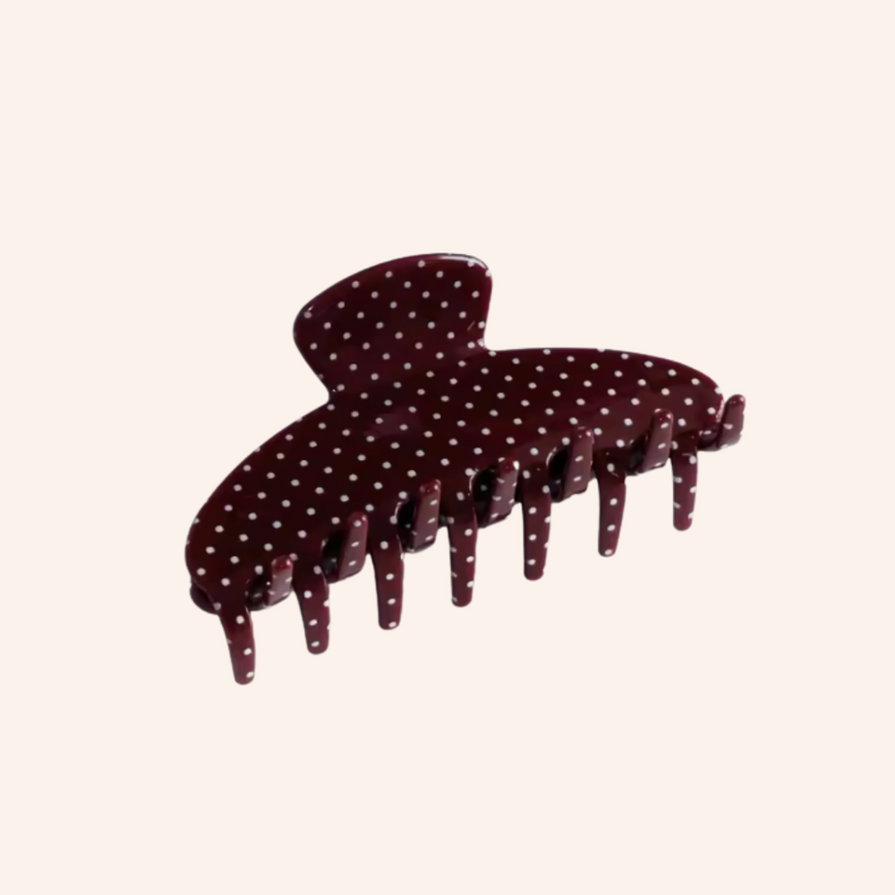 We Are Emte- Polka Hair Clip in Cherry