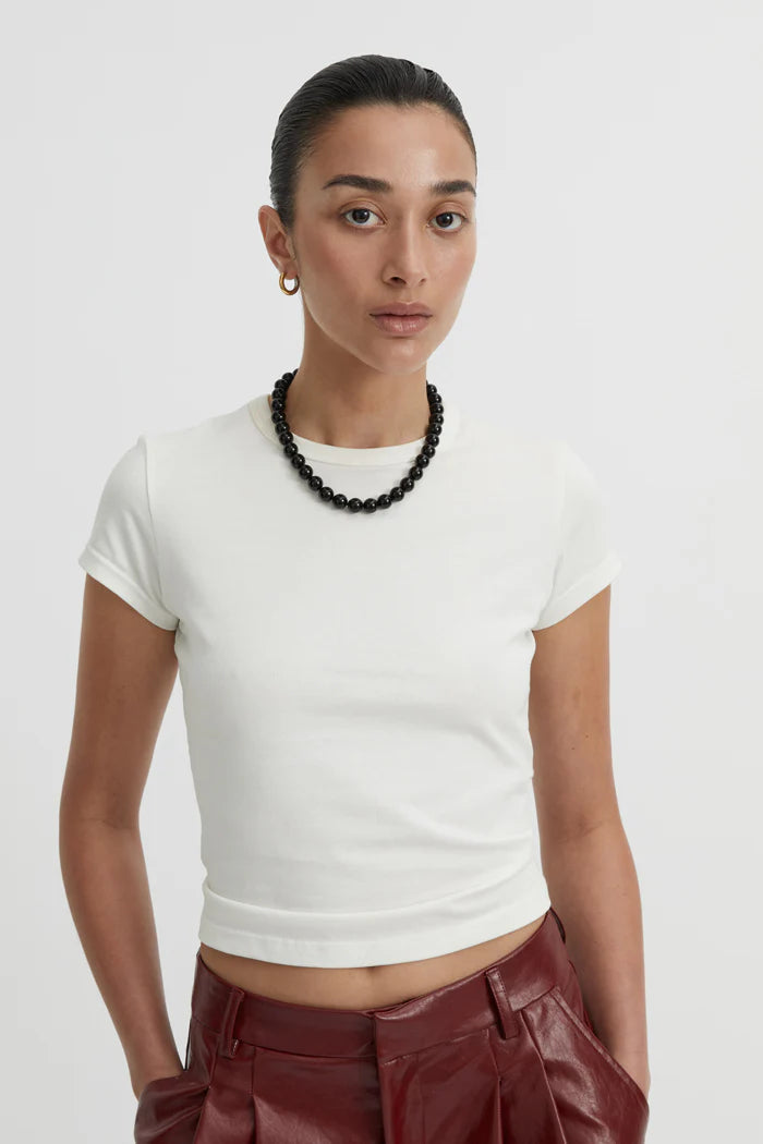 Blanca - Laina Baby Tee in White