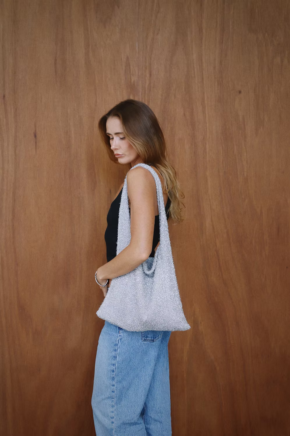Margaux Lee - Beach Party Bag in Silver
