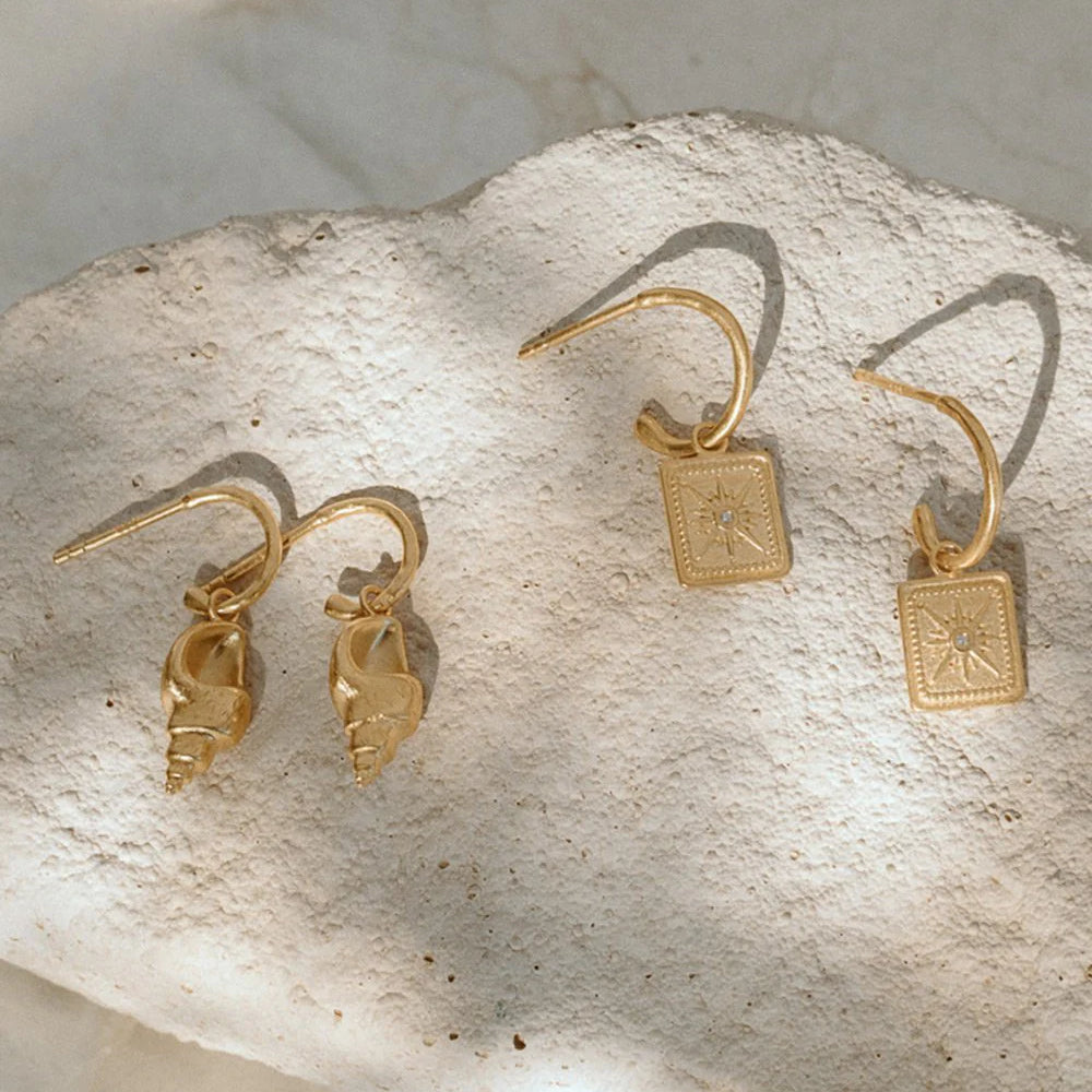 
                      
                        Kirstin Ash - True North Hoops in Gold
                      
                    